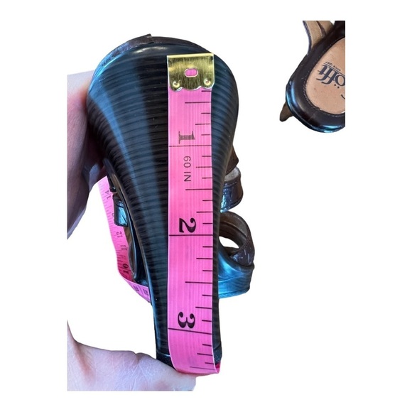 Euro Soft by Sofft Brown  Platform Slip On Heels sz 8.5 - Picture 7 of 7